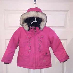 Gusti Little Girls Winter Coat Jacket with Hood Size 3X Pink